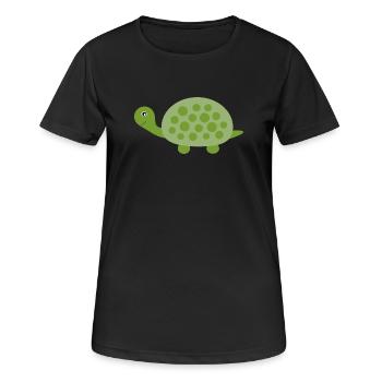 Turtle Turtles - Women's Breathable T-Shirt - black - Front - AI Model Female 172 light (172cm)
