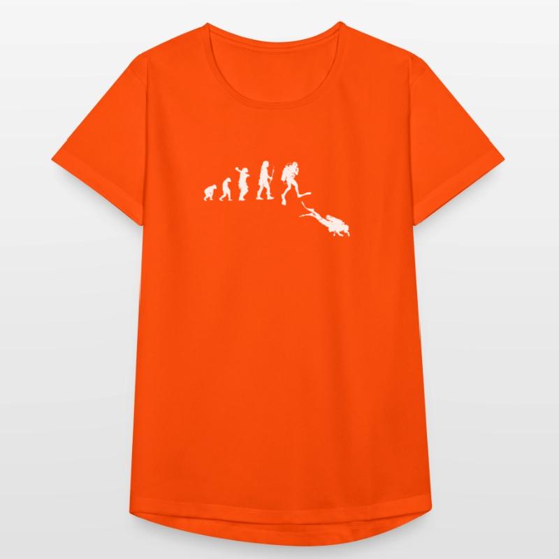 Illustration de l’évolution du progrès humain T-shirt respirant Femme
