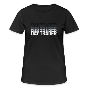 Day Trader Marché boursier Trader boursier - T-shirt respirant Femme - noir - Devant - AI Model Female 172 light (172cm)