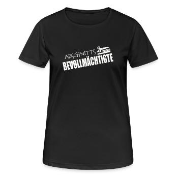 SECTION AGENTS - T-shirt respirant Femme - noir - Devant - AI Model Female 172 light (172cm)