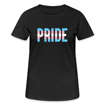 Pride Month LGBT - Trans Pride - Women's Breathable T-Shirt - black - Front - AI Model Female 172 light (172cm)