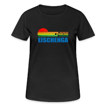 heid moi ned an moang denga oafoch a boa eischenga - T-shirt respirant Femme - noir - Devant - AI Model Female 172 light (172cm)
