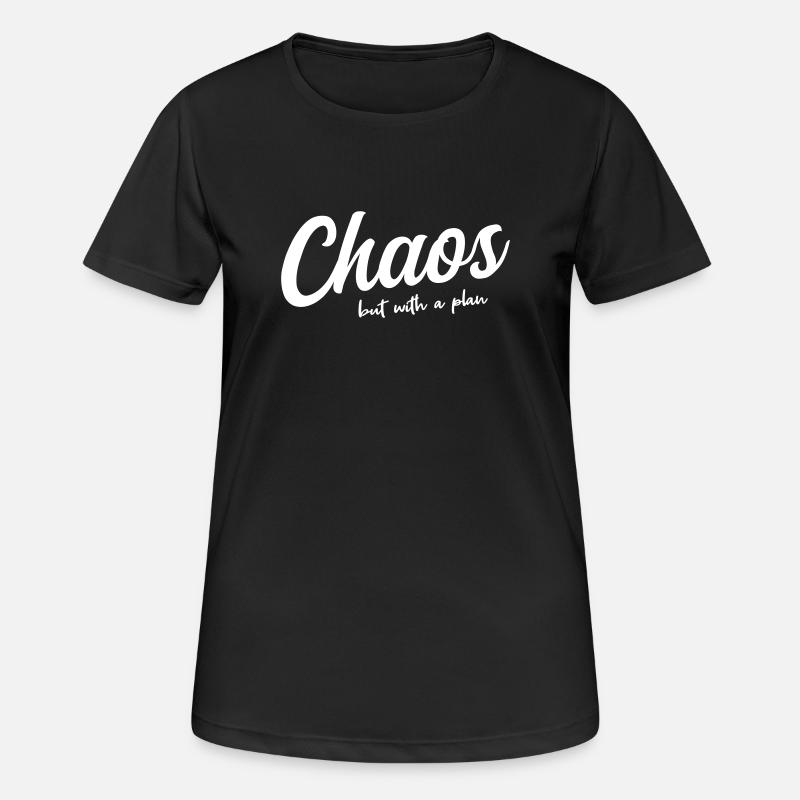 Systematic chaos - Women's Breathable T-Shirt - black