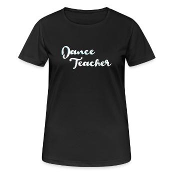 Tänzerin - Frauen T-Shirt atmungsaktiv - Schwarz - Vorne - AI Model Female 172 light (172cm)
