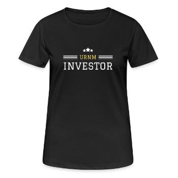 Uranium Investor Commodity Trading Shirt - Women's Breathable T-Shirt - black - Front - AI Model Female 172 light (172cm)