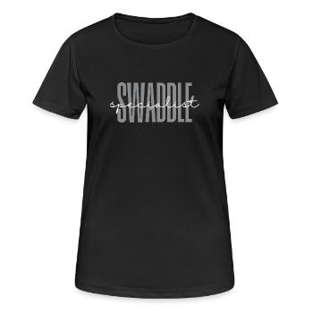 Swaddle Specialist Labor and Delivery NICU Nurse - Women's Breathable T-Shirt - black - Front - AI Model Female 172 light (172cm)