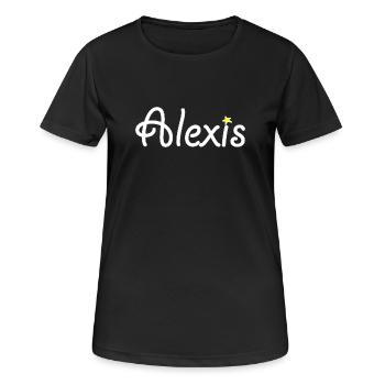 Alexis - T-shirt respirant Femme - noir - Devant - AI Model Female 172 light (172cm)