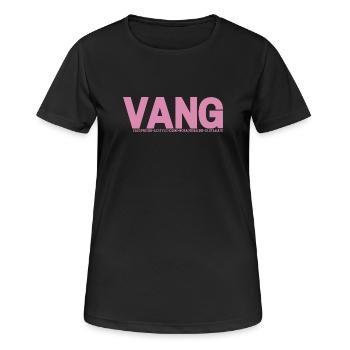VANG - T-shirt respirant Femme - noir - Devant - AI Model Female 172 light (172cm)