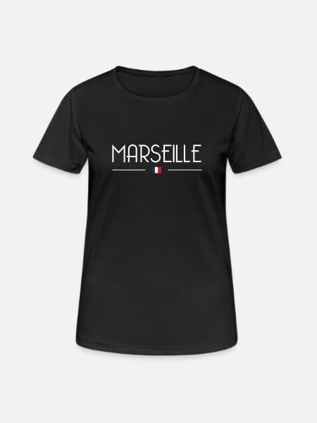Marseille - Women's Breathable T-Shirt - black