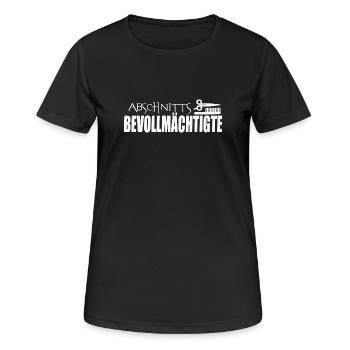 SECTION AGENTS - T-shirt respirant Femme - noir - Devant - AI Model Female 172 light (172cm)