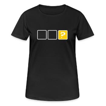 empty box - Women's Breathable T-Shirt - black - Front - AI Model Female 172 light (172cm)
