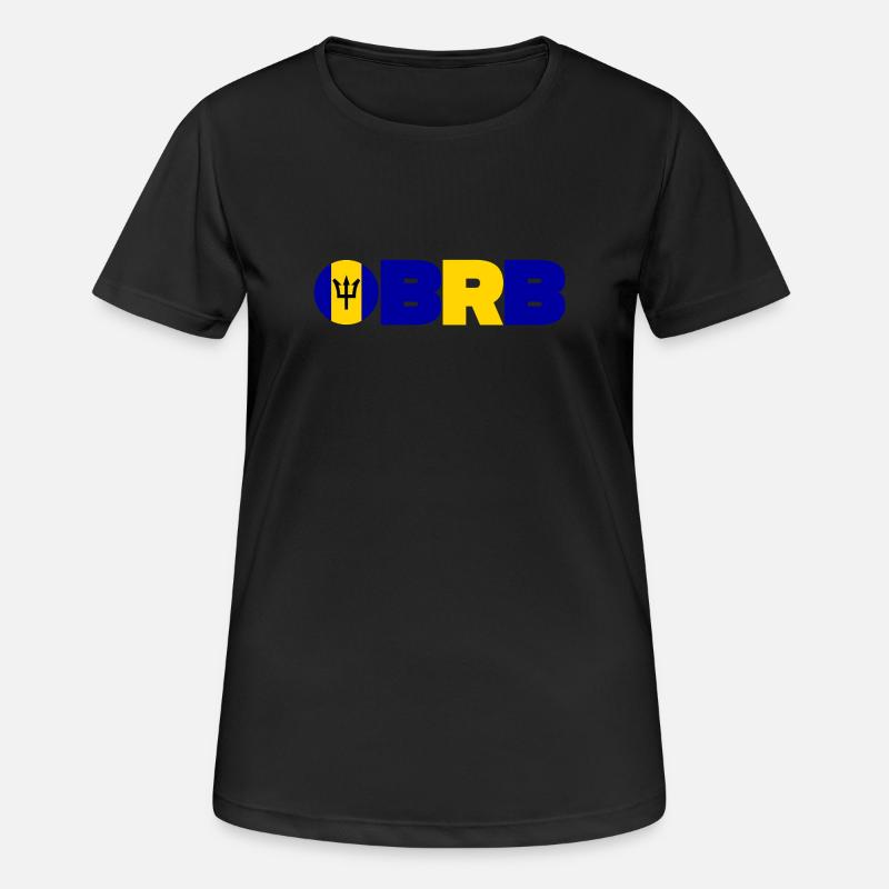 Barbados - Women's Breathable T-Shirt - black