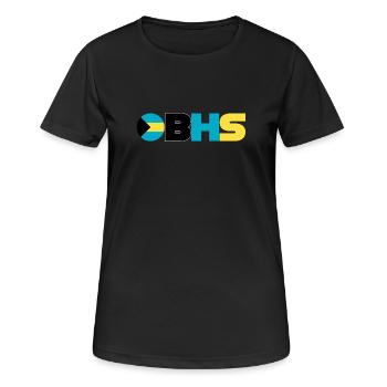 Bahamas - T-shirt respirant Femme - noir - Devant - AI Model Female 172 light (172cm)