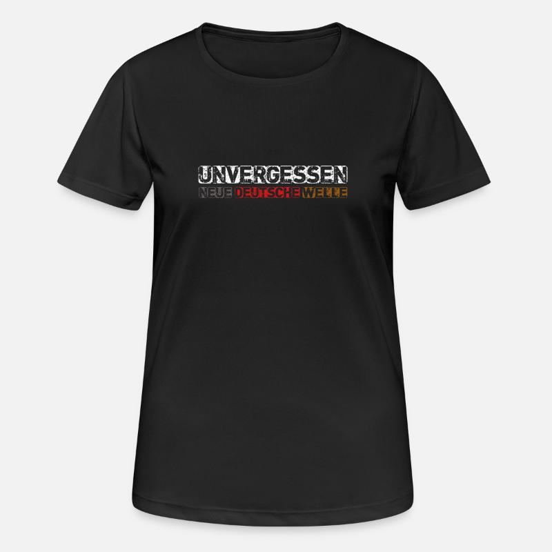 New German wave - Women's Breathable T-Shirt - black