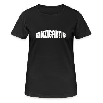 Unique - Women's Breathable T-Shirt - black - Front - AI Model Female 172 light (172cm)
