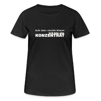 Concentrer - T-shirt respirant Femme - noir - Devant - AI Model Female 172 light (172cm)