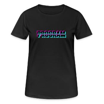 Programme informatique - T-shirt respirant Femme - noir - Devant - AI Model Female 172 light (172cm)