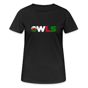 Wales - Women's Breathable T-Shirt - black - Front - AI Model Female 172 light (172cm)