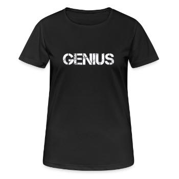 GENIUS - Women's Breathable T-Shirt - black - Front - AI Model Female 172 light (172cm)