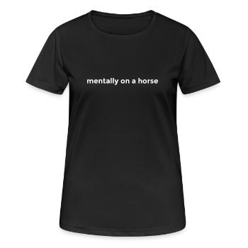 Reiter Spruch - Women's Breathable T-Shirt - black - Front - AI Model Female 172 light (172cm)