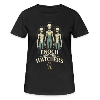 Enoch And Watchers - Women's Breathable T-Shirt - black - Front - AI Model Female 172 light (172cm)