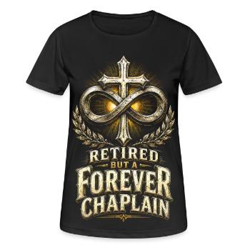 Chaplain, Clergyman, Priest, Priest - Women's Breathable T-Shirt - black - Front - AI Model Female 172 light (172cm)