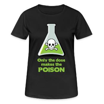 Poison - T-shirt respirant Femme - noir - Devant - AI Model Female 172 light (172cm)