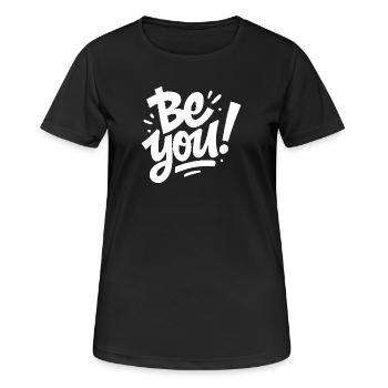 Just Be You - Women's Breathable T-Shirt - black - Front - AI Model Female 172 light (172cm)