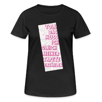 Toll - Sarkastischer Spruch - Frauen T-Shirt atmungsaktiv - Schwarz - Vorne - AI Model Female 172 light (172cm)