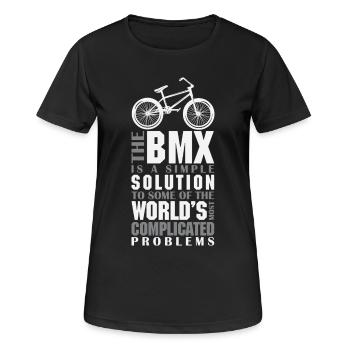 VTT VTT Vélo de Parole Descendance VTT - T-shirt respirant Femme - noir - Devant - AI Model Female 172 light (172cm)