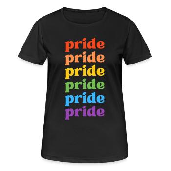 Pride - Women's Breathable T-Shirt - black - Front - AI Model Female 172 light (172cm)