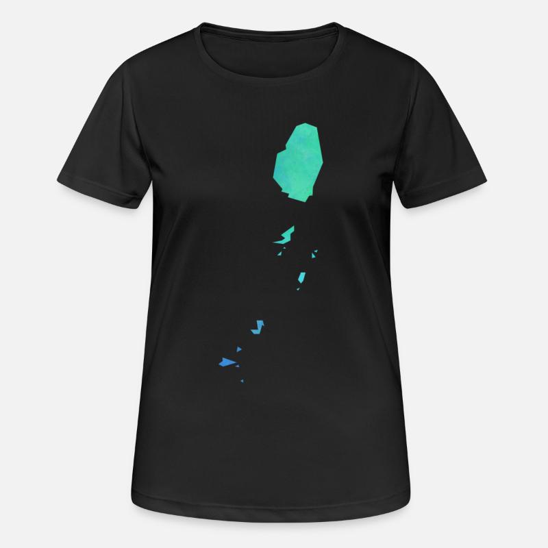 Saint Vincent and the Grenadines - Women's Breathable T-Shirt - black
