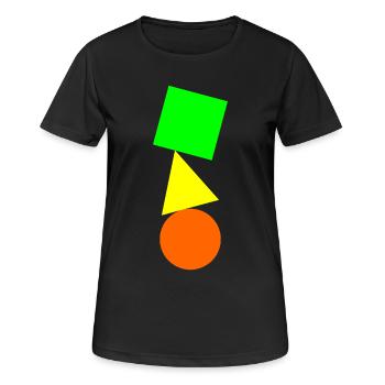 Simple Balance - Women's Breathable T-Shirt - black - Front - AI Model Female 172 light (172cm)