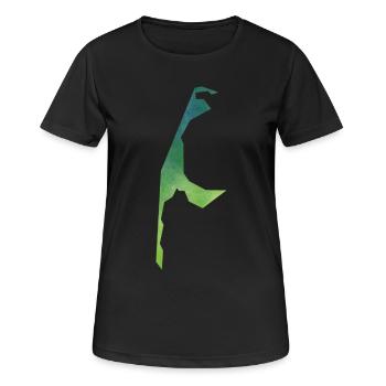 sylt - T-shirt respirant Femme - noir - Devant - AI Model Female 172 light (172cm)