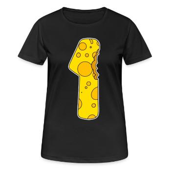 Number 1 - One - Winner - First Winner - Women's Breathable T-Shirt - black - Front - AI Model Female 172 light (172cm)