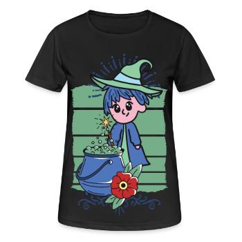 Apprenti sorcier - T-shirt respirant Femme - noir - Devant - AI Model Female 172 light (172cm)