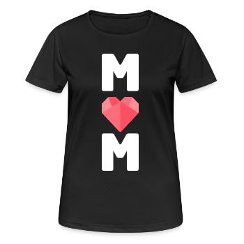 Lustiges Mama Oma Muttertag Geschenk Design Humor - Frauen T-Shirt atmungsaktiv - Schwarz - Vorne - AI Model Female 172 light (172cm)
