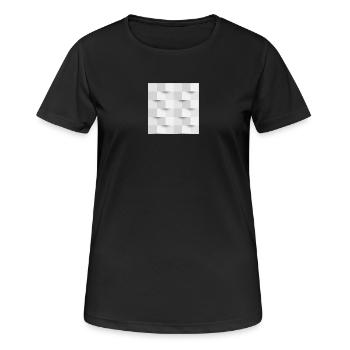 illusion d'optique - affiche - T-shirt respirant Femme - noir - Devant - AI Model Female 172 light (172cm)