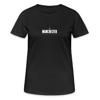 Manchester - T-shirt respirant Femme - noir - Devant - AI Model Female 172 light (172cm)