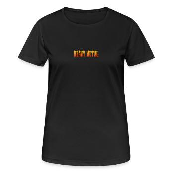 HEAVY METAL - Women's Breathable T-Shirt - black - Front - AI Model Female 172 light (172cm)