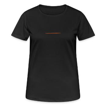 scribbled line | scribbled line - Women's Breathable T-Shirt - black - Front - AI Model Female 172 light (172cm)