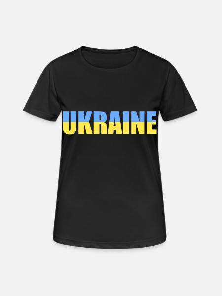 ukraine - Women's Breathable T-Shirt - black