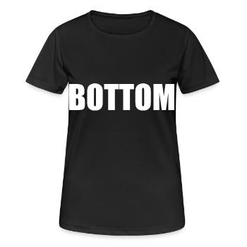 Bottom - Women's Breathable T-Shirt - black - Front - AI Model Female 172 light (172cm)