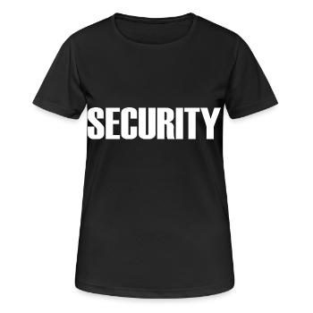 Sécurité - T-shirt respirant Femme - noir - Devant - AI Model Female 172 light (172cm)