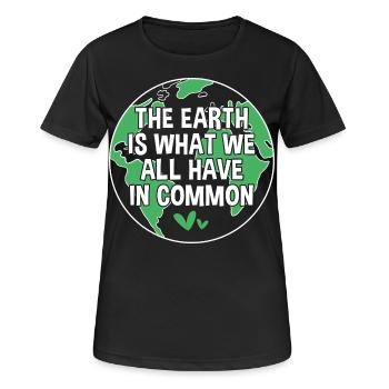 Earth Day - Frauen T-Shirt atmungsaktiv - Schwarz - Vorne - AI Model Female 172 light (172cm)