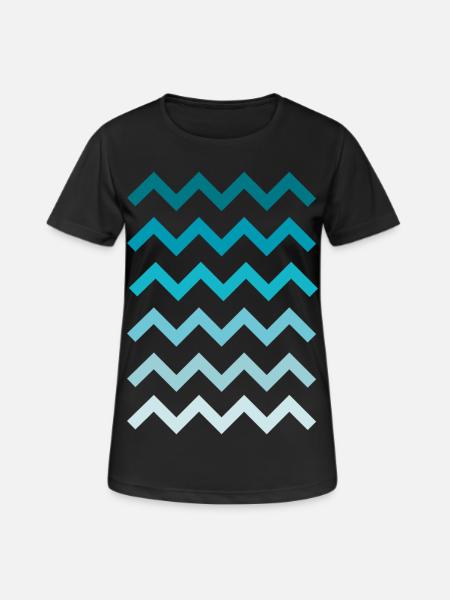 Waves Water Waves - Women's Breathable T-Shirt - black