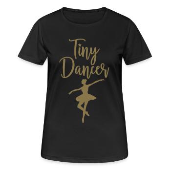 Tiny Dancer - Ballerina Silhouette - Women's Breathable T-Shirt - black - Front - AI Model Female 172 light (172cm)