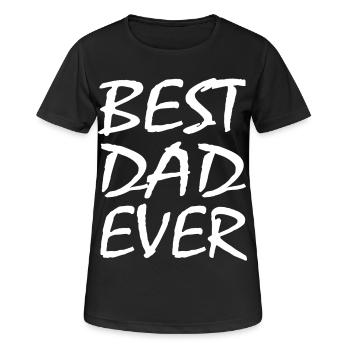 Bester vater - Frauen T-Shirt atmungsaktiv - Schwarz - Vorne - AI Model Female 172 light (172cm)