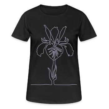 Iris - Women's Breathable T-Shirt - black - Front - AI Model Female 172 light (172cm)