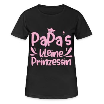 Baby girl dad - Women's Breathable T-Shirt - black - Front - AI Model Female 172 light (172cm)
